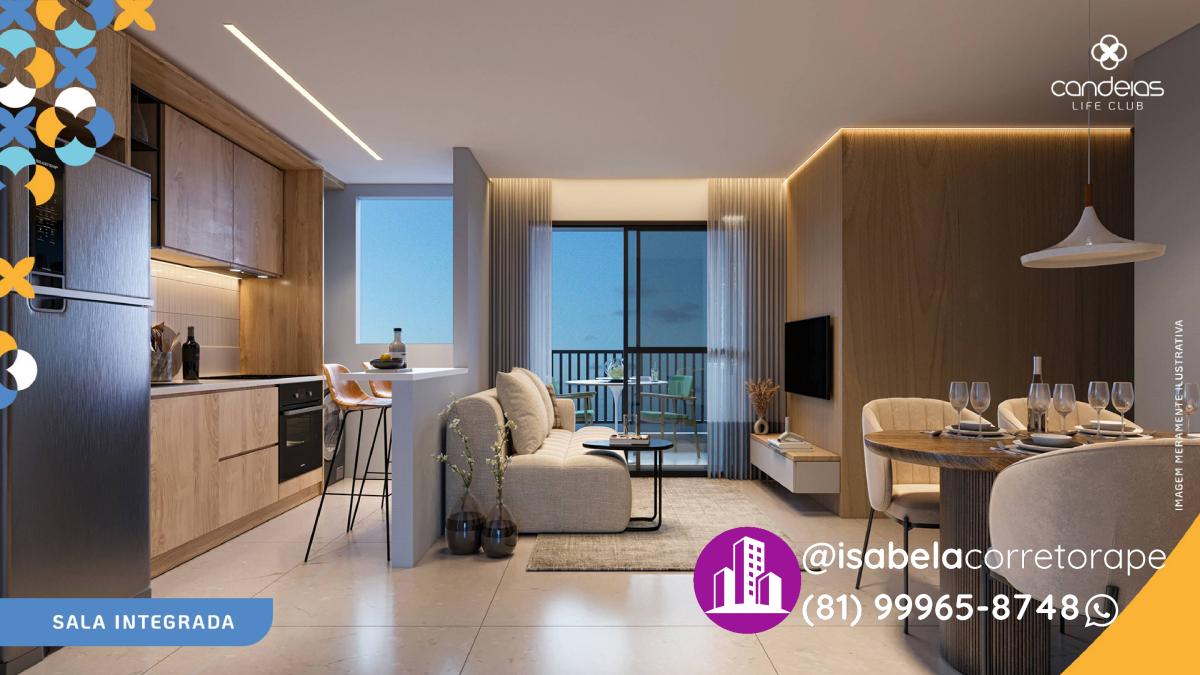 3 quartos (1 suíte), varanda, com elevador, condomínio com maior área de lazer em Candeias - Isabela Alves - Corretora de Imóveis