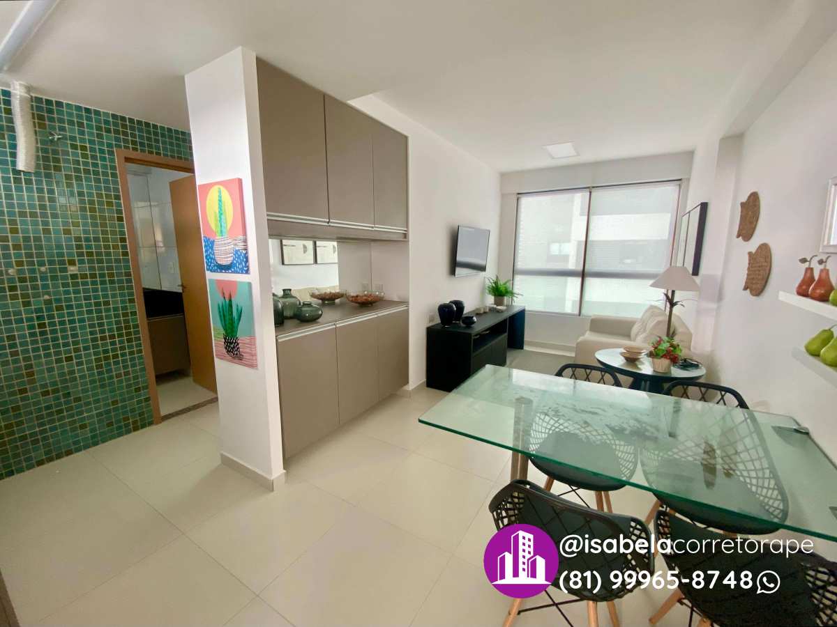 Apartamento mobiliado na beira-mar de Barra de Jangada - Isabela Alves - Corretora de Imóveis