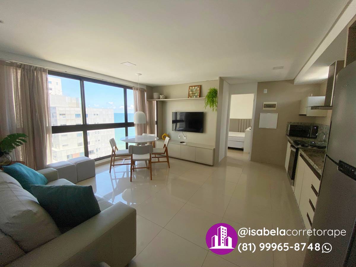 Apartamento para alugar, no Ivani Silvestre Residence em Recife, Boa Viagem, com 1 quarto, 41m² - Isabela Alves - Corretora de Imóveis