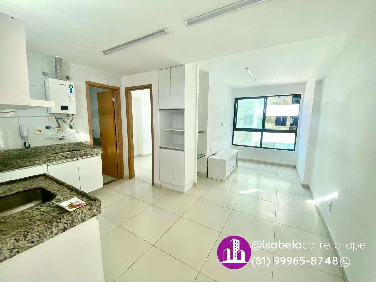 Apartamento com 1 quarto, 33m², para locação em Jaboatão dos Guararapes, Barra de Jangada - Isabela Alves - Corretora de Imóveis