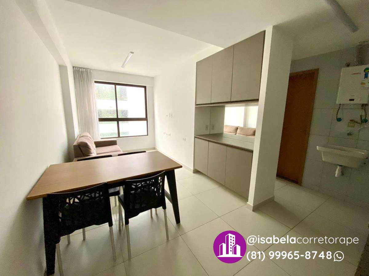 Apartamento com 1 quarto, 33m², para locação em Jaboatão dos Guararapes, Barra de Jangada - Isabela Alves - Corretora de Imóveis