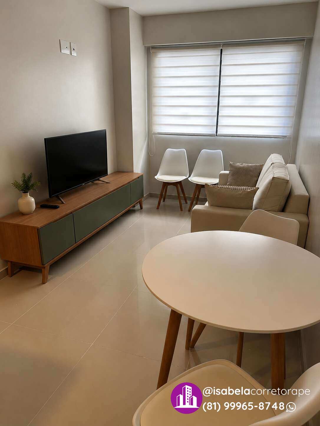 Apartamento mobiliado para alugar no Edifício Maria Renda – 2 Quartos, Suíte e Lazer Completo | Boa Viagem