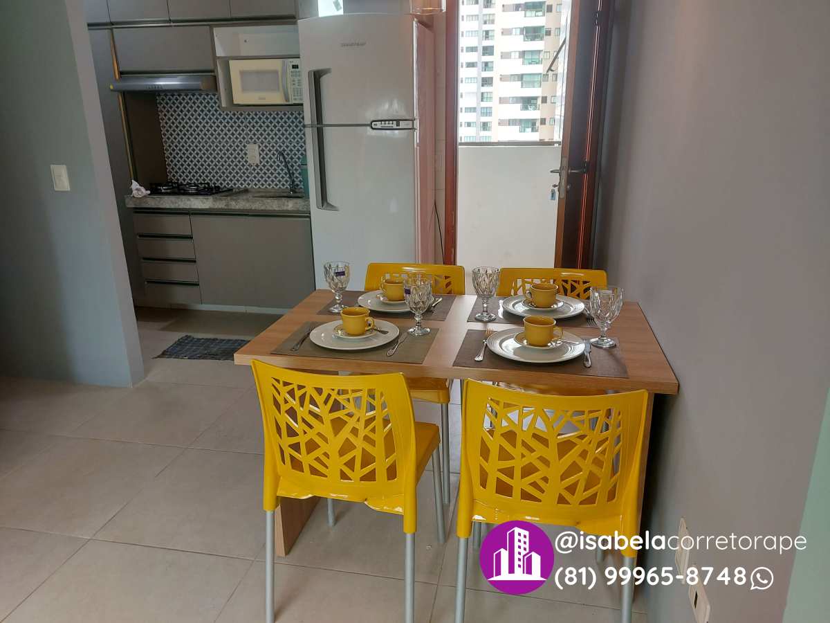 Apartamento para alugar, no Golden SkY em Recife, Boa Viagem, com 1 quarto, 30m²